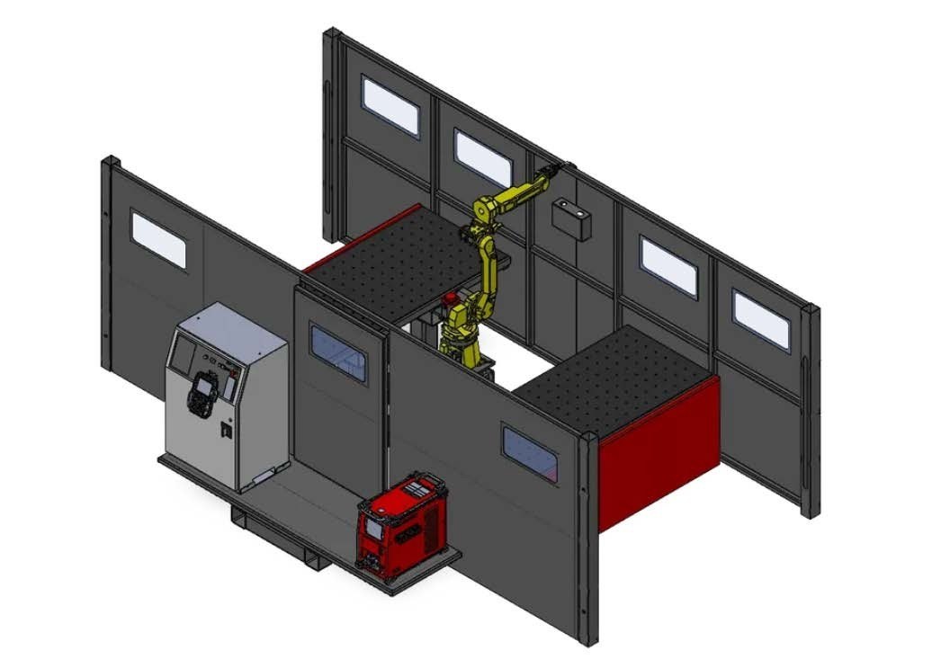 DZSR-DET dual zone tables weld cell